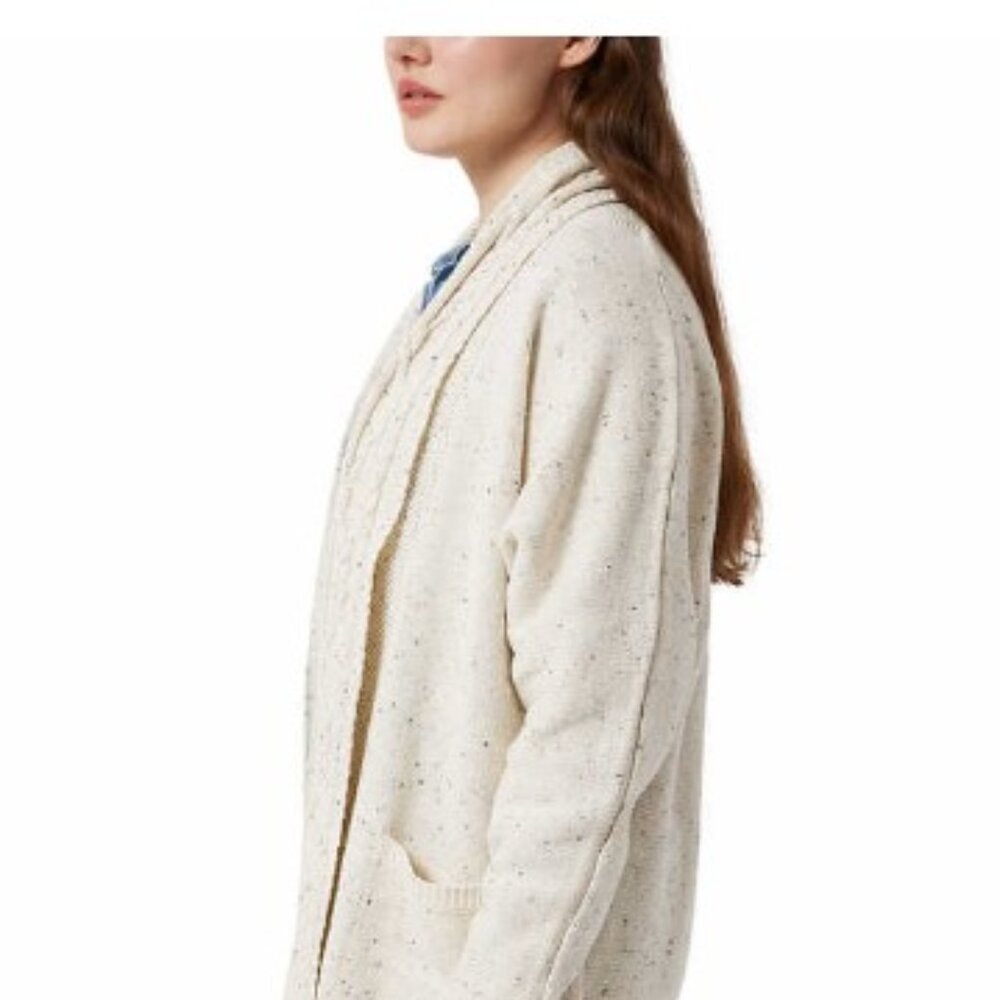 Chaps Ladies' Cable Neck Cardigan - Picture 2 of 4